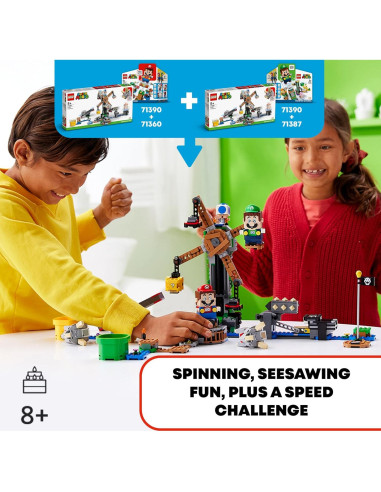 LEGO Super Mario Reznor Knockdown Set 71390 - 862 Piezas