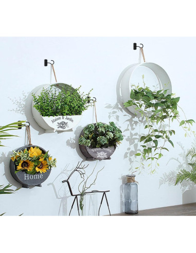 Ganchos de Techo ASZUNE 2.5in (6.35cm) para Plantas - 2 Piezas