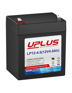 Batería AGM 12V 4Ah UPLUS para Seguridad y UPS