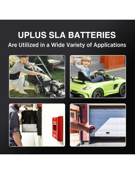 Batería AGM 12V 4Ah UPLUS para Seguridad y UPS