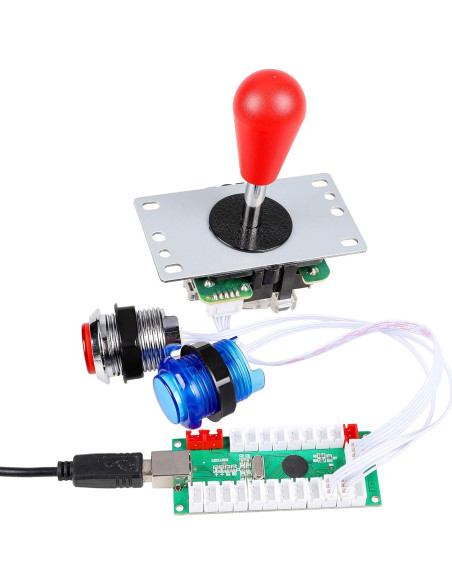 Kit de Juegos de Arcade DIY EG STARTS para 2 Jugadores LED