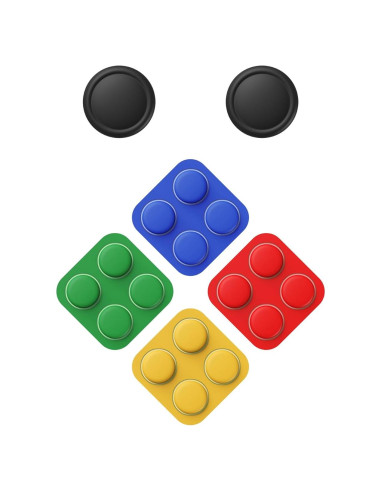 Juego de Tapas de Botón y Joystick PlayVital para Joycon Switch 2