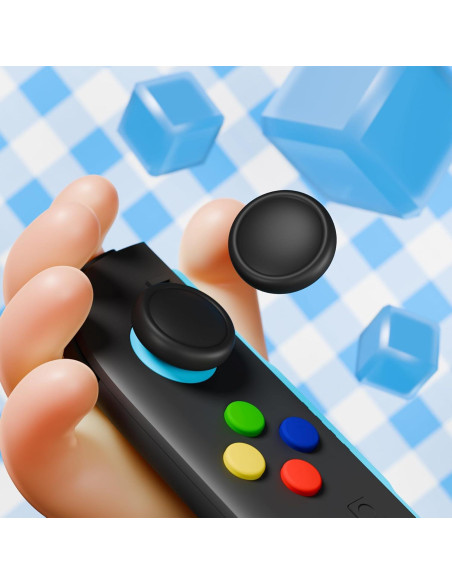 Juego de Tapas de Botón y Joystick PlayVital para Joycon Switch 2