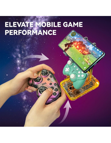 Controlador Inalámbrico Mini TurbX Prism Shift - Bluetooth para Nintendo Switch, iPhone, Android y PC