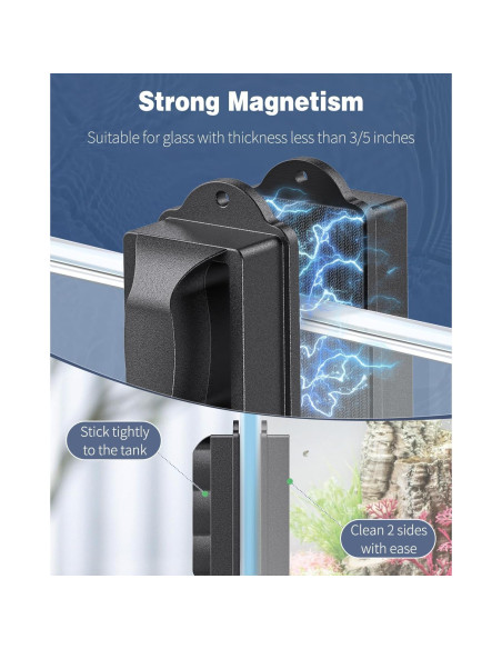 Cepillo Magnético Pawfly para Acuarios 10.4 cm - Limpieza Cristales