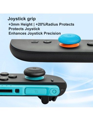 Tapas de Reemplazo para Joystick Grip de Pulgar Switch 2 - 8 PCS