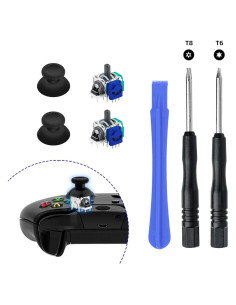 Joystick de Efecto Hall Mcbazel para Xbox Series X/S y One - Kit de Reparación