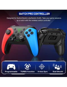 Controlador Inalámbrico ELISWEEN para Nintendo Switch Pro 2