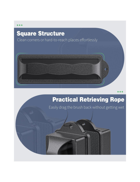 Cepillo Magnético Pawfly para Acuarios 10.4 cm - Limpieza Cristales