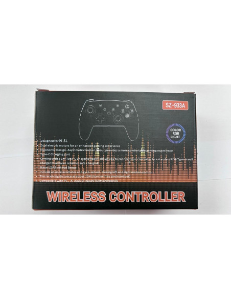 Controlador Pro Inalámbrico MYSTILUCK para Switch y PC RGB