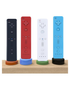 Control Remoto RETROSUN para Nintendo Wii/Wii U con Motion Plus y Nunchuck Integrados - Blanco