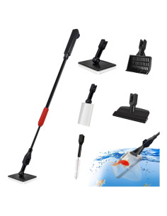 Juego de Herramientas de Limpieza de Acuario EnQYclia 6 en 1