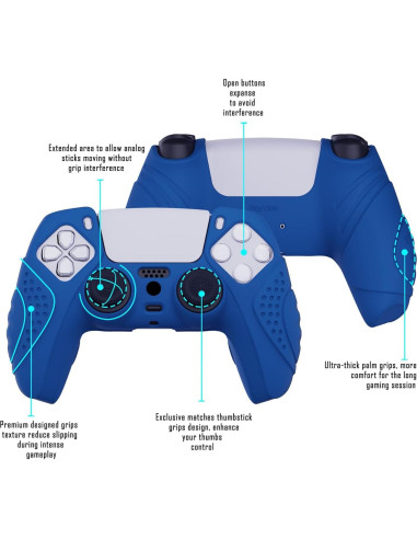 Funda de Silicona Antideslizante PlayVital para Controlador PS5