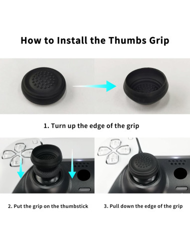 Funda de Silicona Antideslizante PlayVital para Controlador PS5