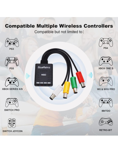 Adaptador Inalámbrico RetroScaler NGC - Compatible PS3/PS4/PS5/Xbox