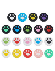 Tapones de Agarre Patita PLIGREAT 76 Pcs para Switch OLED/Lite