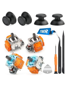 4 Joysticks Electromagnéticos TMR Anaranjados para PS5