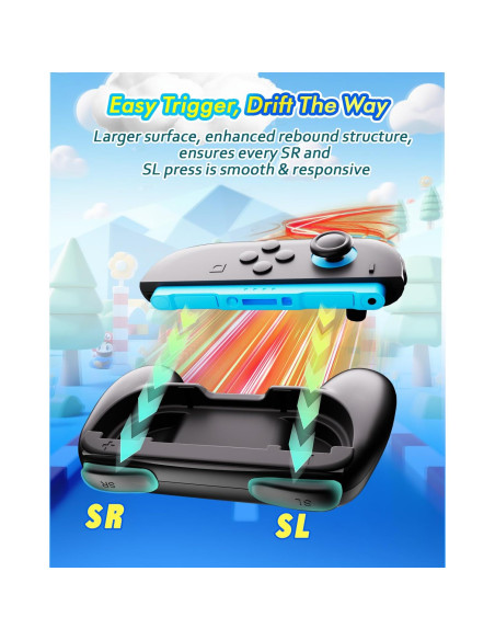 Agarraderas Ergonómicas Joy-Con YOUHODA para Nintendo Switch 2