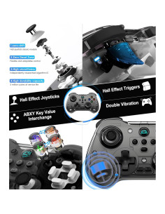 Controlador Bluetooth Koiiko Inalámbrico para iPhone/Android/PC 2