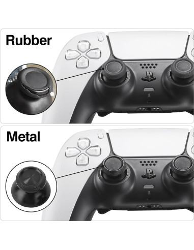 Kit de Thumbsticks de Metal TOMSIN para Controlador PS5 - Negro