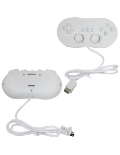 Controlador Clásico con Cable SUNJCO para Nintendo Wii/Wii U - Paquete de 2 2