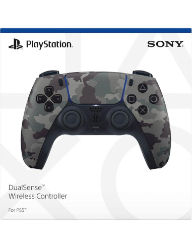 Controlador Inalámbrico DualSense Sony PS5 Camuflaje Gris
