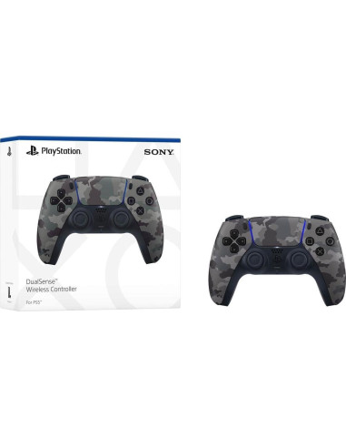 Controlador Inalámbrico DualSense Sony PS5 Camuflaje Gris