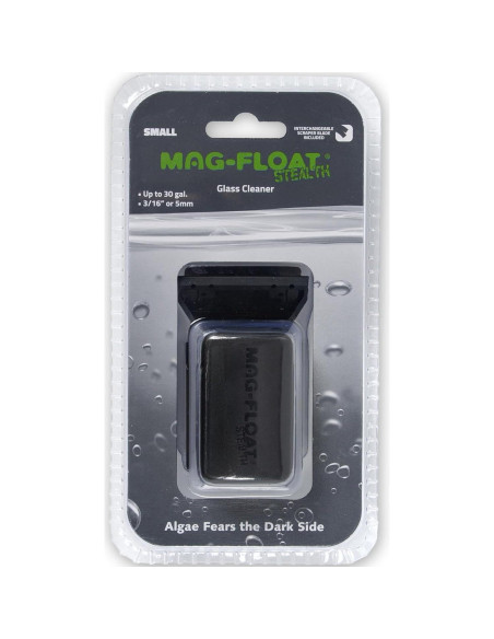 Limpiador Magnético Mag-Float Pequeño Negro para Acuarios