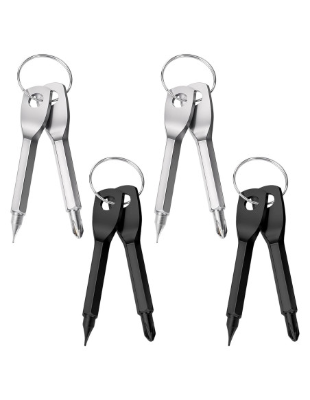 Set de 4 Destornilladores de Llave Tyqour - Acero Inoxidable