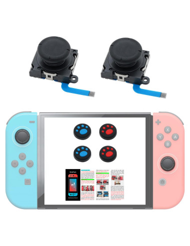 Kit de Reemplazo Joystick SmaFsan para Nintendo Switch - Negro
