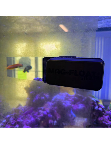 Limpiador Magnético Mag-Float Pequeño Negro para Acuarios