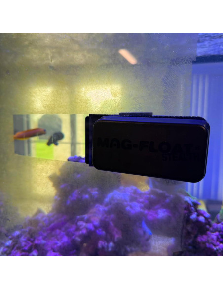 Limpiador Magnético Mag-Float Pequeño Negro para Acuarios