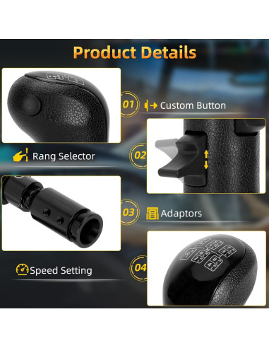 Cambiador USB Besilo para Simuladores de Camiones 18 Velocidades