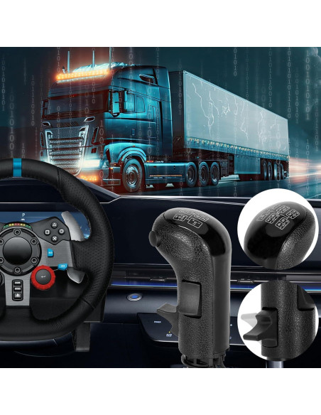 Cambiador USB Besilo para Simuladores de Camiones 18 Velocidades