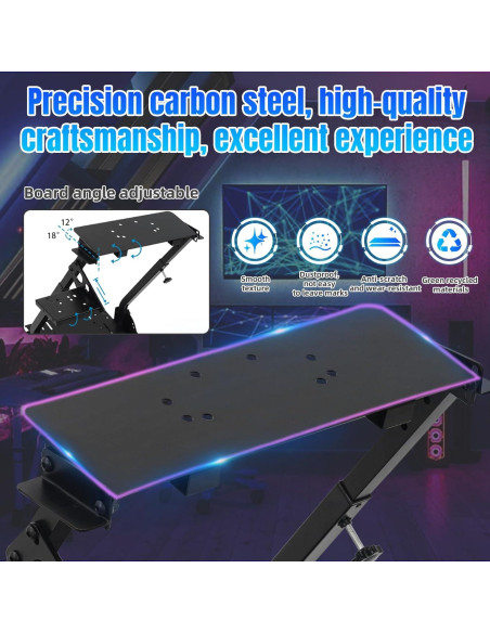 Soporte de Volante Plegable LGIB Ajustable para Simulación