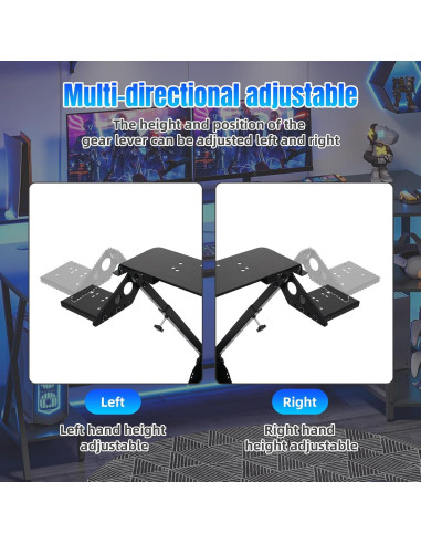 Soporte de Volante Plegable LGIB Ajustable para Simulación