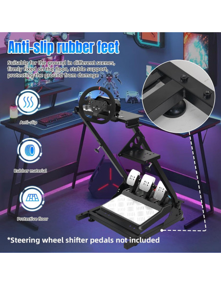 Soporte de Volante Plegable LGIB Ajustable para Simulación