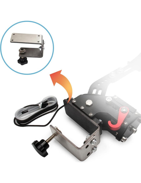 Abrazadera Universal POSENG para Freno de Mano USB Sim Racing