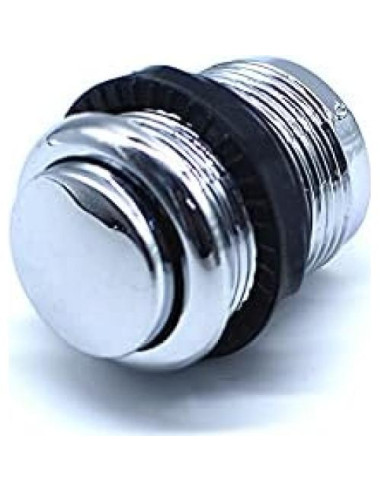 Botones de Arcade Cromados 24mm Arcity 5 Pcs para MAME