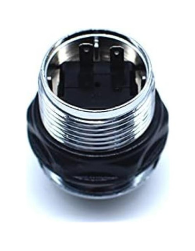 Botones de Arcade Cromados 24mm Arcity 5 Pcs para MAME