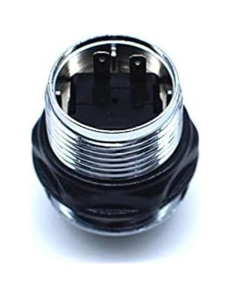 Botones de Arcade Cromados 24mm Arcity 5 Pcs para MAME