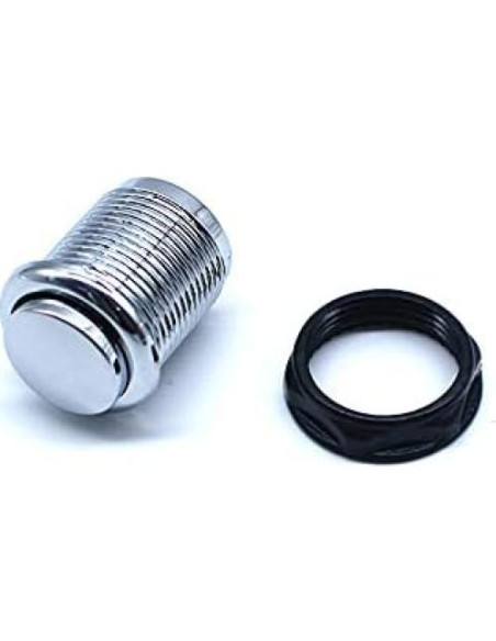 Botones de Arcade Cromados 24mm Arcity 5 Pcs para MAME