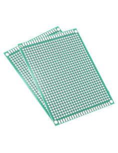 Placa PCB Doble Cara Universal uxcell 7x9cm para Proyectos Electrónicos