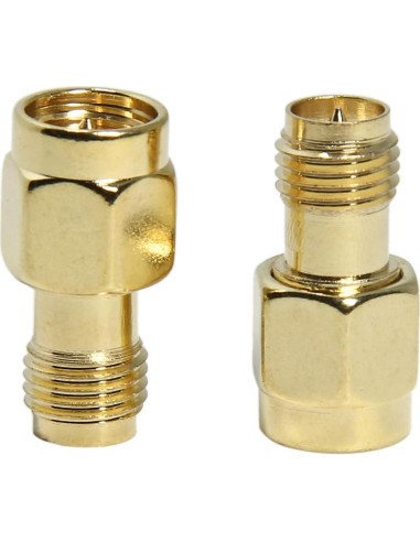 Adaptador SMA Macho a RP-SMA Hembra - Paquete de 5 - RFAdapter