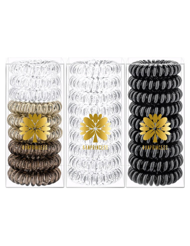 27 Espirales para Cabello KANPRINCESS - Sin Marcas de Presión