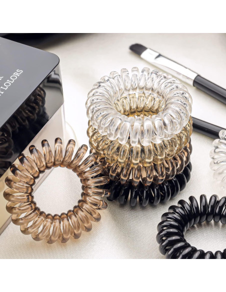 27 Espirales para Cabello KANPRINCESS - Sin Marcas de Presión