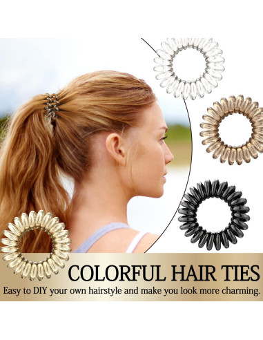 27 Espirales para Cabello KANPRINCESS - Sin Marcas de Presión