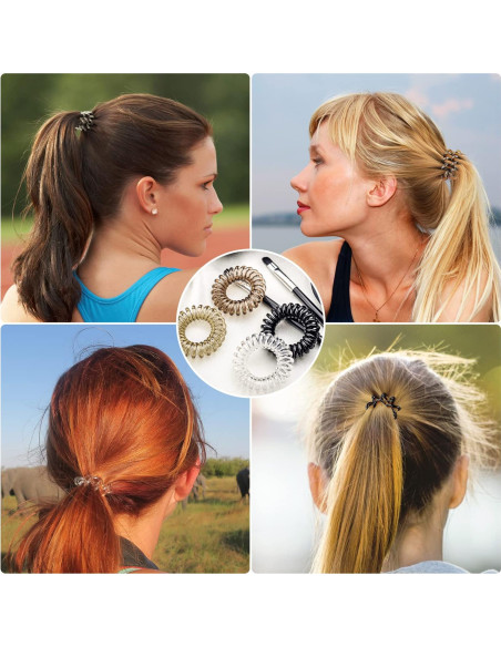 27 Espirales para Cabello KANPRINCESS - Sin Marcas de Presión