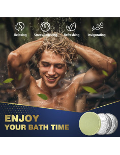 Aromatizantes de Ducha Qivatex - 8 Paquete Aromaterapia Relax 2