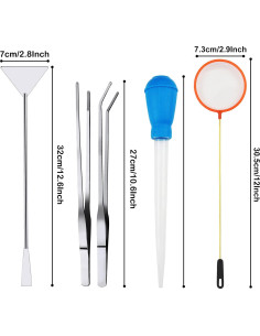 Kit de Herramientas de Limpieza de Acuarios PietyPet 6 pcs 2